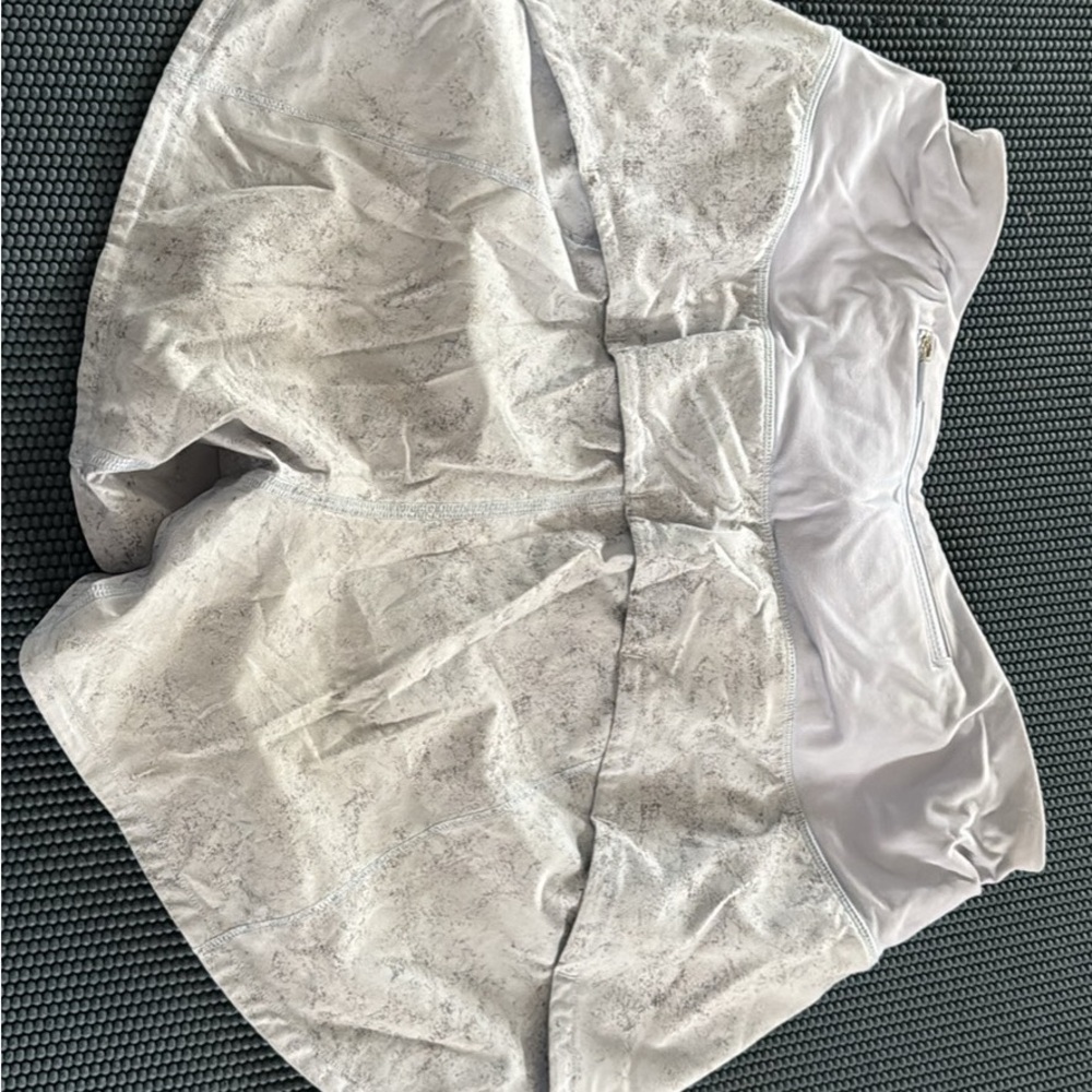 Blue/lilac Marbled Lululemon Shorts